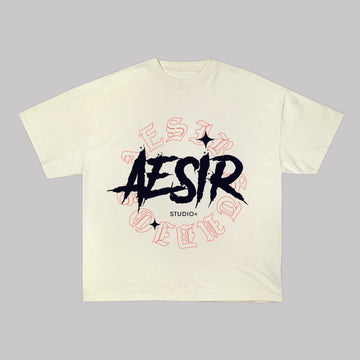 AESIR STUDIOS HEAVY COTTON TEE INCANTATION PRINT